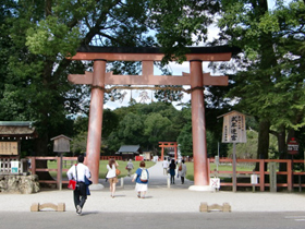 上賀茂神社一の鳥居